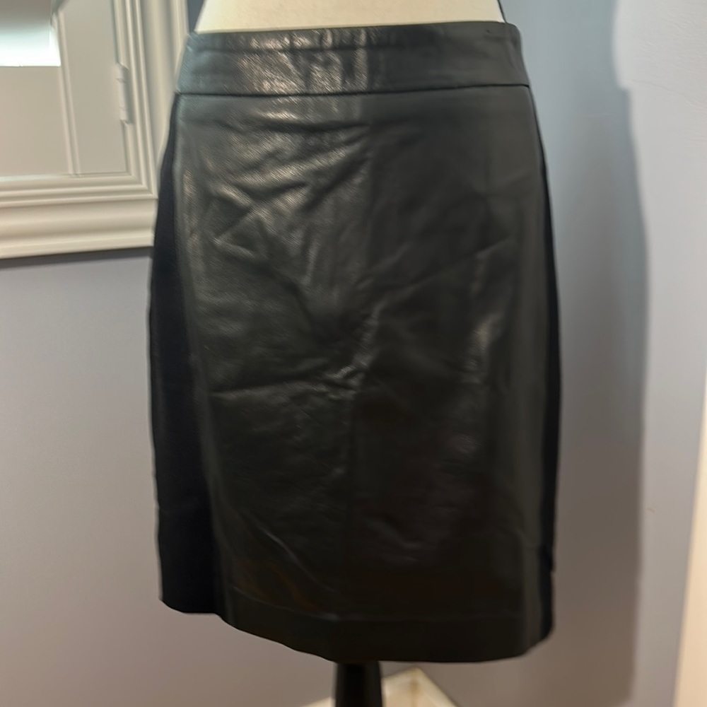 Vegan leather skirt